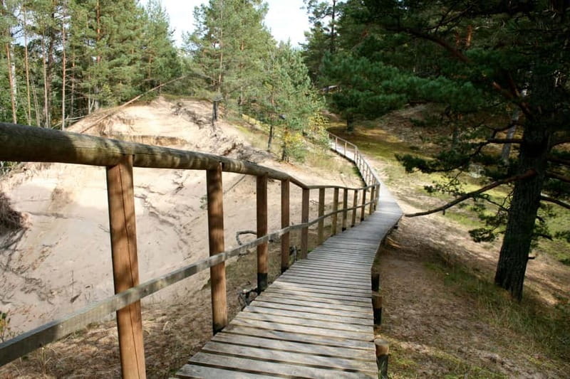Baltic Sea Coastal Scenery and Cape Kolka From Riga - Ēvaži Steep nature trail: the best gulf views come from a climb