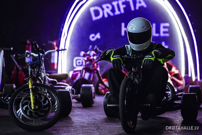 Extreme 20 Minute Ride on a Drift Trike - Drifta Halle in Riga: what this drift trike session really feels like