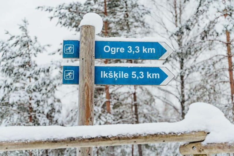 From Riga: Cross-country skiing and beating heart memorial - Getting to the start in Riga without turning it into a whole project
