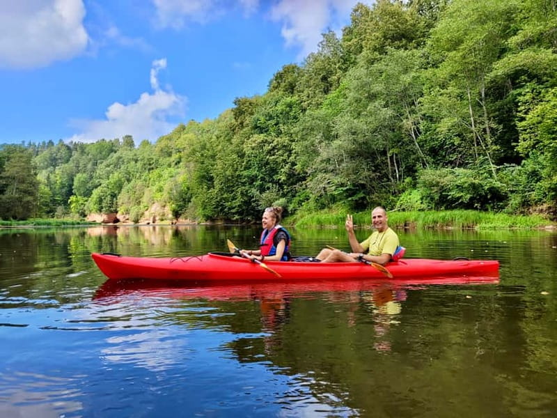 From Riga: Full-Day Scenic Gauja River Valley Kayaking Trip - Boat setup: two-seat kayaks or multi-person canoes