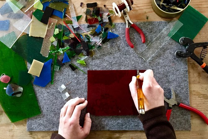 Glass Jewellery Workshop - Refreshments During a 90-Minute Creative Session