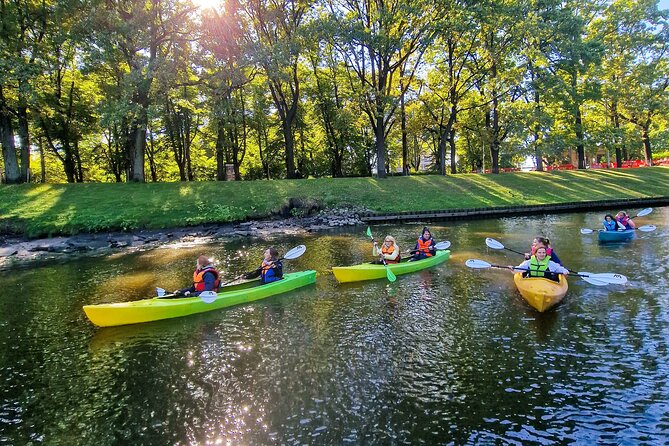 Kayak Rental in Riga City Centre - Choosing a route, canal and river vibes from the water