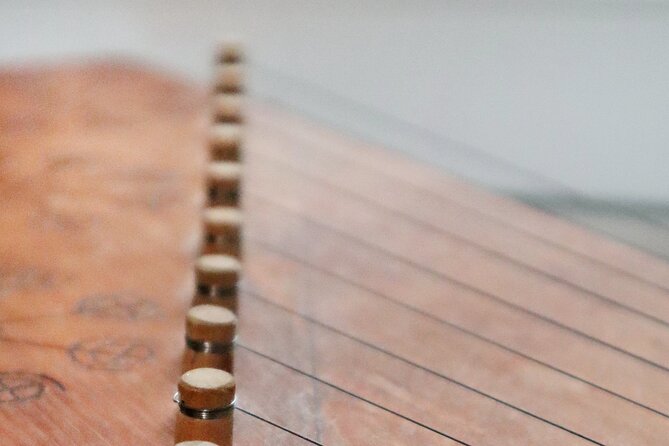 Magical sounds of the Kokle - Learn how to play it - Where you meet: Riga’s Brīvdabas iela setting