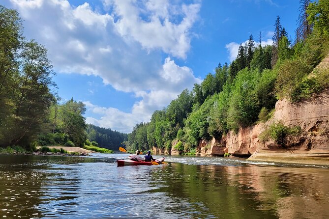 One-Day Kayaking Trip in Gauja River Valley - Gauja National Park paddle time: cliffs, currents, and real scenery