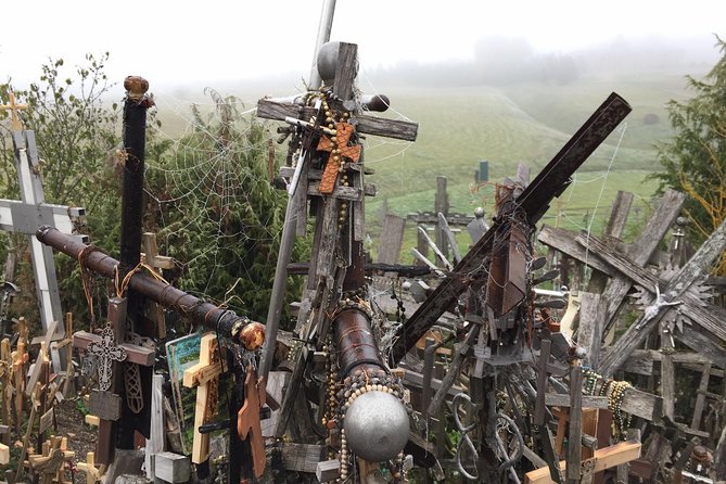 Sunrise at the Hill of Crosses - 2 countries in 1 day - The guides make or break the morning, and this one leans strong