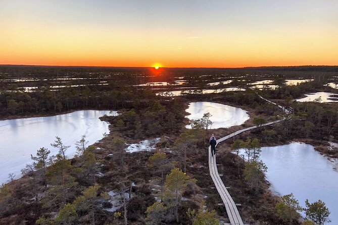 Sunset at Kemeri National Park - Mosquito reality check: how to stay comfortable